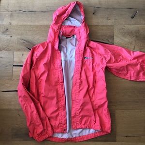 Southern Marsh coral rain jacket